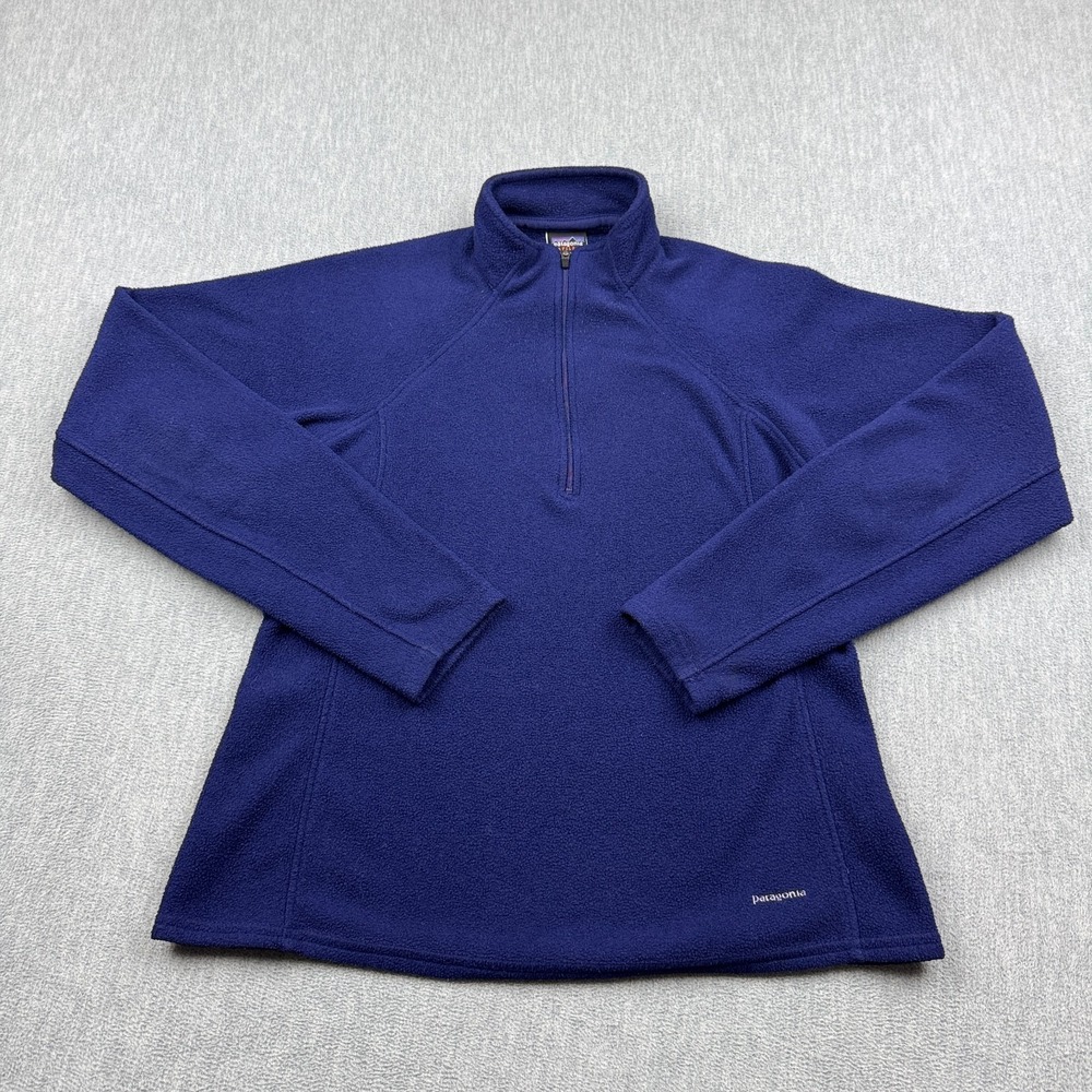 Patagonia Pullover Womens S Purple Capilene Expedition Weight Fleece Zip T 43484